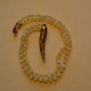 Sandstone and Ambronite Necklace!